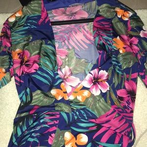 Fashion Nova Floral Jumpsuit, Size L, never worn